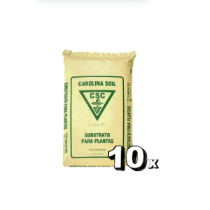 10 unidade Substrato Carolina Soil 50%Perlita 50% turfa