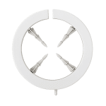 Anel Cinza de Irrigação 12 cm – Para Vasos e Hidroponia