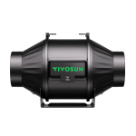 Exaustor inteligente Hvac para dutos em linha Vivosun Aerozesh 100mm
