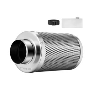 Filtro de Carvão Vivosun 150mm-935m³h|Filtro de Carvão Vivosun|Filtro de Carvão Vivosun|Filtro de Carvão Vivosun|Filtro de Carvão Vivosun|||Filtro de Carvão Vivosun 100mm/255m³