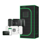 Kit Aerolight 200W LM301 E GrowHub Com Cabine 80x80x160cm