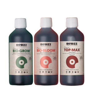 Fertilizante Orgânico Biobizz Indoor TopMax Bloom e Grow 3 x 250ml