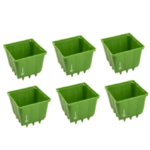 PotPro Vaso bercario quadrado 21cm 6 unidades||||PotPro Vaso bercario quadrado 21cm 6 unidades