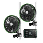 Ventilador (PAR) Inteligente com GrowHub Preto