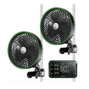 Ventilador (PAR) Inteligente com GrowHub Preto