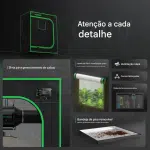 cabine cultivo 75x45x90cm vivosun compacta8