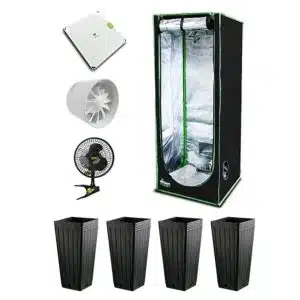 Kit Cultivo 40x40x120cm Com Painel 65W Master Plants