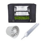 Cabine para clones e mudas com LED 18W