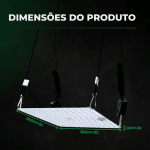 Kit 02 Led 65w Cultivo Quantum Samsung Lm283b