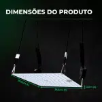 Kit 02 Led 65w Cultivo Quantum Samsung Lm283b