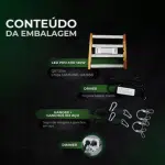 Kit 04 Paineis 120w Quantum Barra Chips Samsung