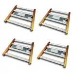 Kit 04 Paineis 120w Quantum Barra Chips Samsung Lm283b