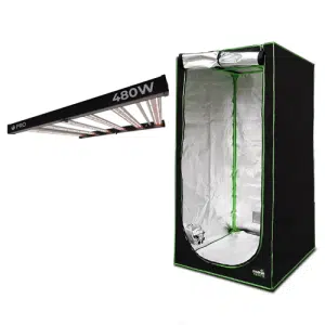 Kit Cultivo 120x120x200 Led Quantum Board 480w Lm301