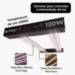 Kit Cultivo Led 120w Lm301h + Tenda