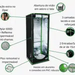 Kit Cultivo Led 120w Lm301h + Tenda 80x80x180