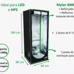 Kit Cultivo Led 120w Lm301h + Tenda 80x80x180 + Fert Trip