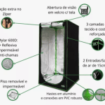Kit Cultivo Led 240w Lm301h Estufa100x100 Fert Tripar
