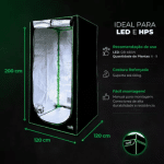 Kit Cultivo Led 480w Lm301h Estufa 120x120 e Tripart