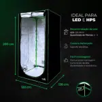 Kit Cultivo Led 480w Lm301h Estufa 120x120 e Tripart