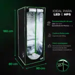 Kit De Cultivo 80x80x180 Quantum board 120w