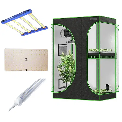 Kit Estufa 150x120x200 3x1 Vivosun e Leds Master