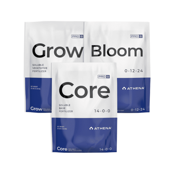 Kit Fertilizante Athena Grow Bloom Core 4,54Kg