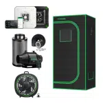 Kit cultivo 6-8 plantas 80×80 Vivosun 150W Chip LM301 Samsung