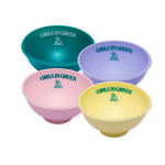 Silicone Bowl Girls In Green Squadafum