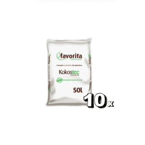 Substrato Pó de Coco KOKOSTEC 50L - 10 Unidades
