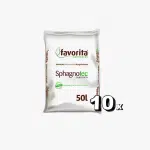 Substrato Spagnotec - 50% Turfa e 50% Perlita - 50 Litros 10 Unidades