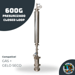 Coluna Pressurizada 600G Camisa Dewax Closed loop