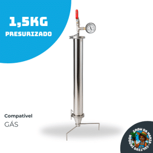 Coluna Extratora de Resina 1,5kg Pressurizada