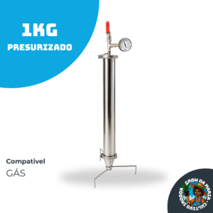 Coluna Extratora de Resina 1kg Pressurizada