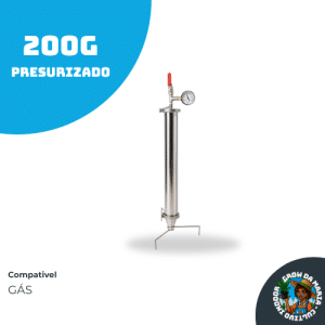 Coluna Extratora de Resina 200g Pressurizada
