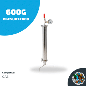 Coluna Extratora de Resina 600g Pressurizada