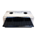Estufa de Clonagem Propagator 2 Janelas Passiva 55x29x19cm clones e mudas grow da maria