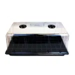Estufa de Clonagem Propagator 2 Janelas Passiva 55x29x19cm clones e mudas grow da maria