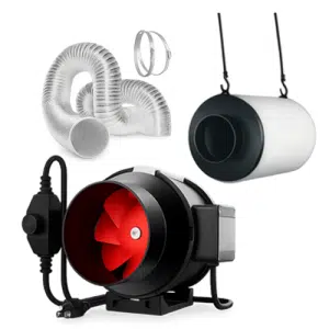 Kit Exaustor Vivosun Com filtro Garden HighPro 150mm840mh