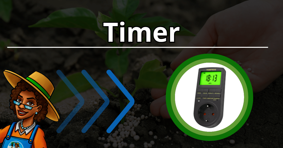 Timer no Cultivo Indoor