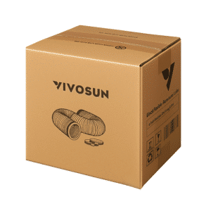 Kit Duto Flexível VIVOSUN Aluminizado + Abraçadeira grow