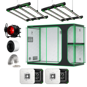 Kit Completo Cabine 3em1 com Painel 450W + Painel 100w lm301h + Exaustor vivosun 2