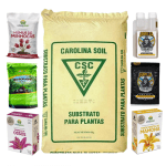 Kit Substrato Carolina Soil 5050 e micorrizas com Aditivos Para Solo Orgânico