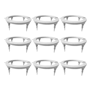 Kit 9 Aneis Cinza de Irrigação 12 cm – Para Vasos e Hidroponia