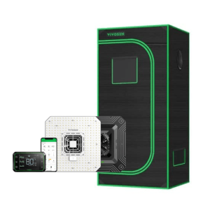 Kit Aerolight 100W CHIP 2835 E GrowHub Com Cabine 60x60x120cm