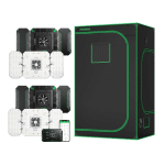 Kit Aerolight 200W CHIP LM301 E GrowHub Com Cabine 120x120x200cm