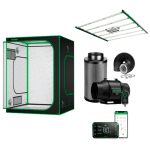 Kit 150x150 painel FlexStar 645w Exaustor Filtro e growhub