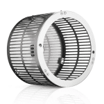 Tambor intercambiável em inox para refinamento de material vegetal – design robusto e fácil manutenção