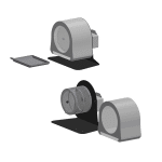 Visualização técnica da máquina de trimagem seca – tambor removível e estrutura modular para fácil manutenção