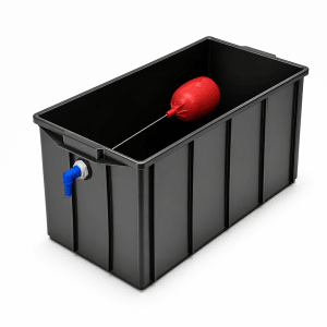 Reservatório de Água com Boia 70 Litros para Cultivo Ideal para Rega Automática