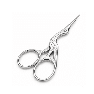 Tesoura Tipo Cegonha Inox Prateada Premium